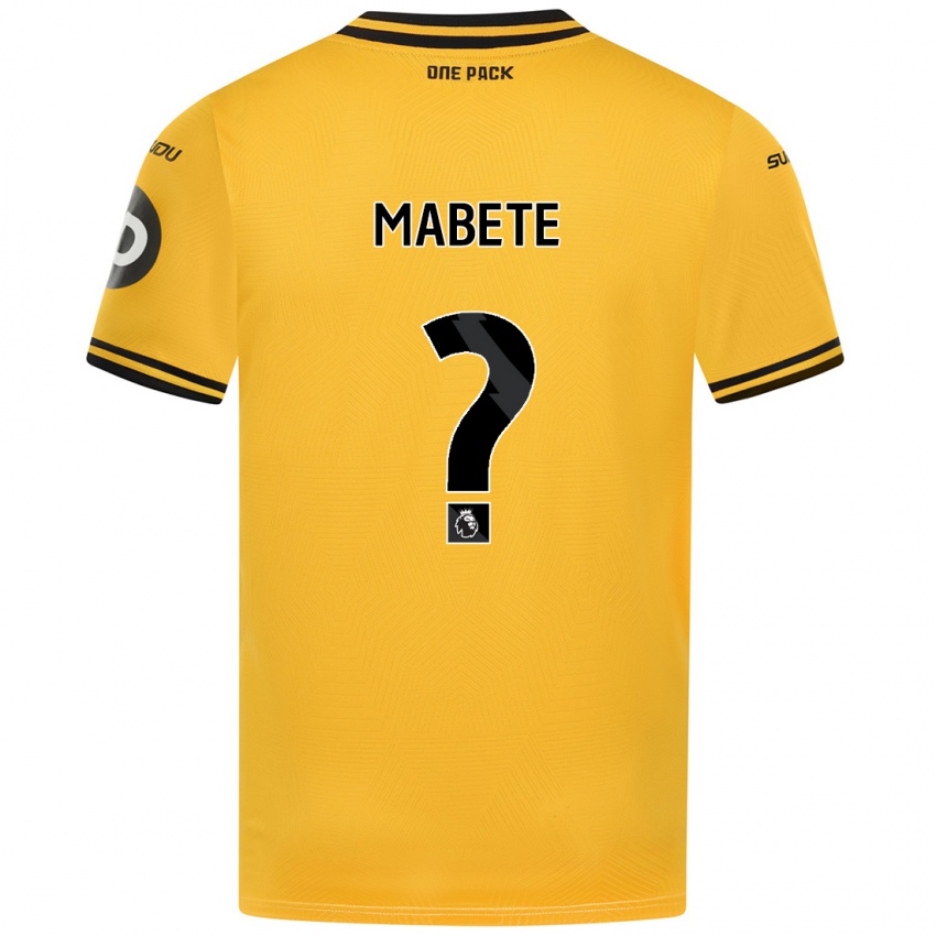 Niño Camiseta Filozofe Mabete #0 Amarillo 1ª Equipación 2024/25 La Camisa Chile