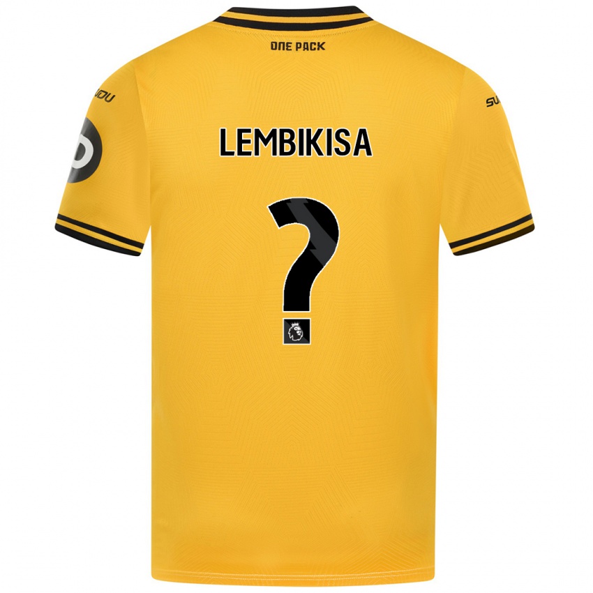 Niño Camiseta Dexter Lembikisa #0 Amarillo 1ª Equipación 2024/25 La Camisa Chile