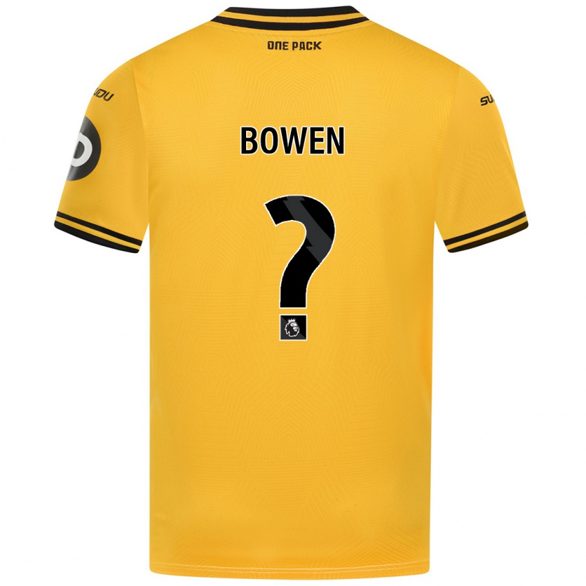 Niño Camiseta Reiss Bowen #0 Amarillo 1ª Equipación 2024/25 La Camisa Chile