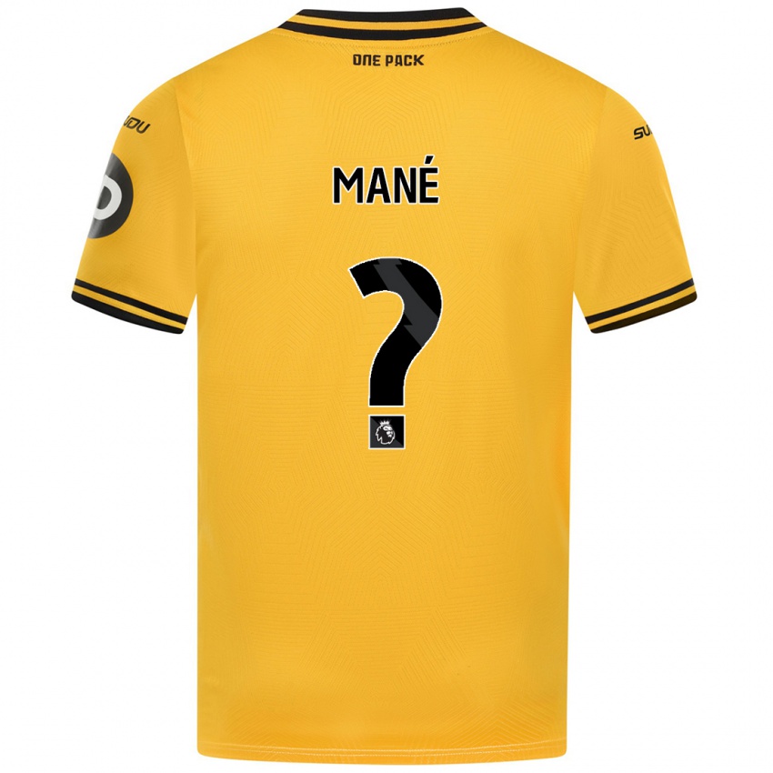 Niño Camiseta Mateus Mané #0 Amarillo 1ª Equipación 2024/25 La Camisa Chile