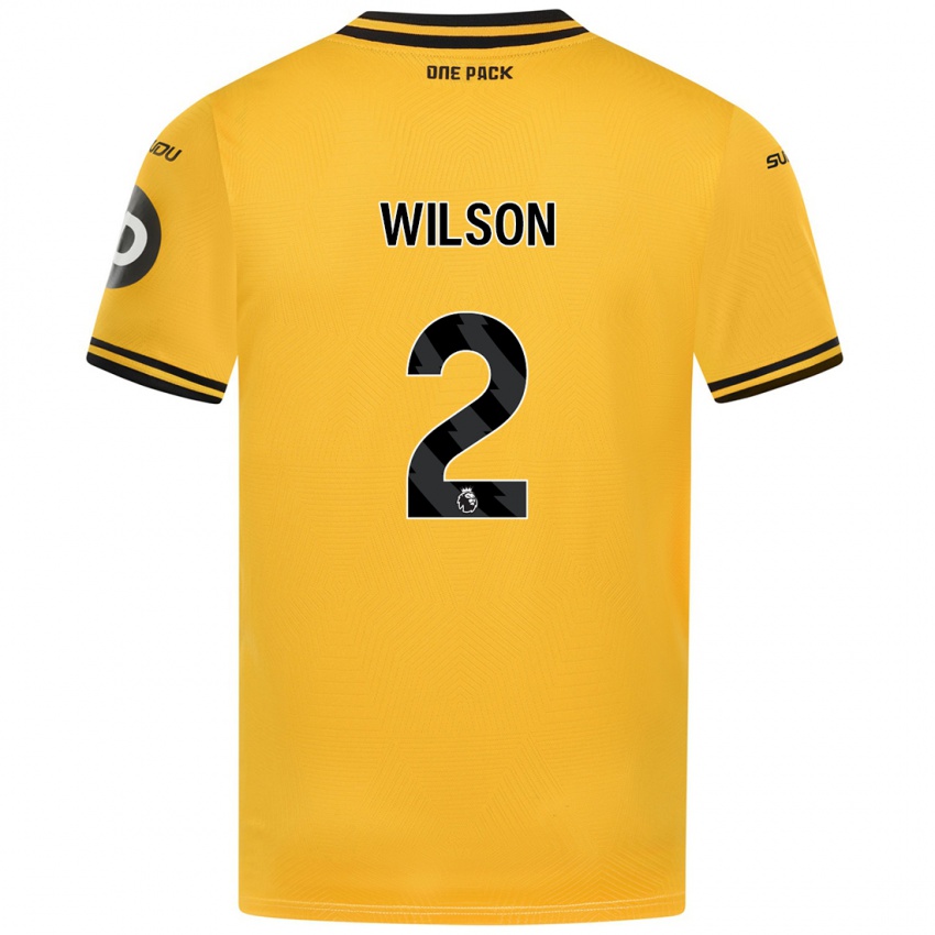 Niño Camiseta Ellie Wilson #2 Amarillo 1ª Equipación 2024/25 La Camisa Chile