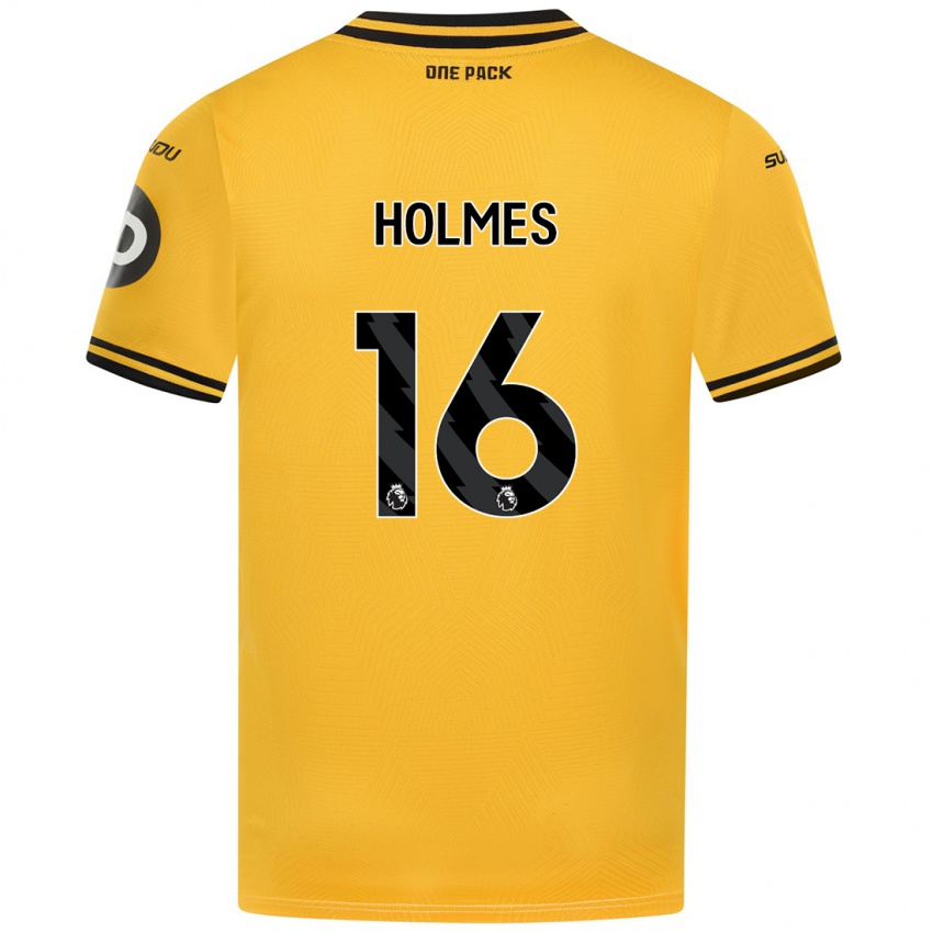 Niño Camiseta Summer Holmes #16 Amarillo 1ª Equipación 2024/25 La Camisa Chile