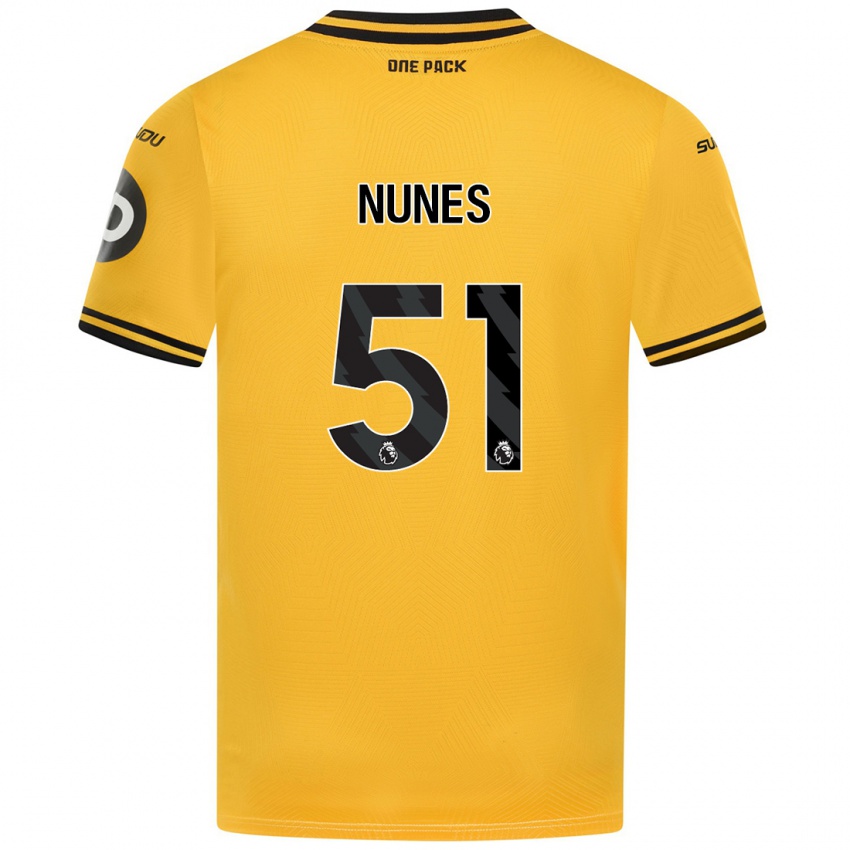 Niño Camiseta Grazi Nunes #51 Amarillo 1ª Equipación 2024/25 La Camisa Chile