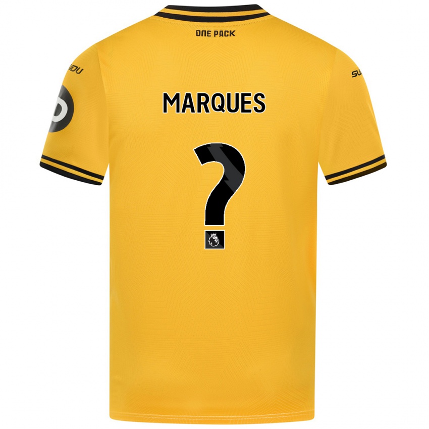 Niño Camiseta Christian Marques #0 Amarillo 1ª Equipación 2024/25 La Camisa Chile