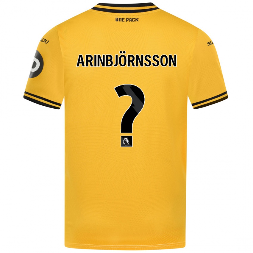 Niño Camiseta Pálmi Rafn Arinbjörnsson #0 Amarillo 1ª Equipación 2024/25 La Camisa Chile