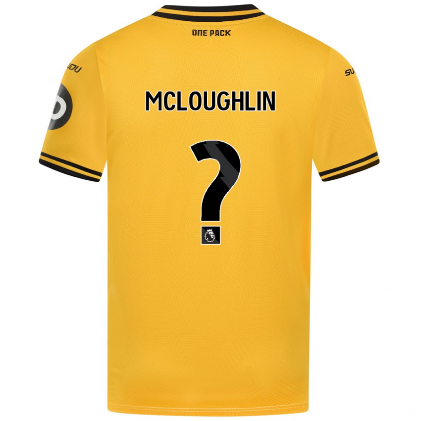 Niño Camiseta Lee Mcloughlin #0 Amarillo 1ª Equipación 2024/25 La Camisa Chile