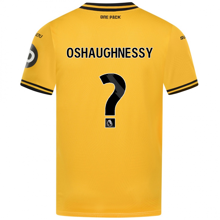 Niño Camiseta Joe Oshaughnessy #0 Amarillo 1ª Equipación 2024/25 La Camisa Chile