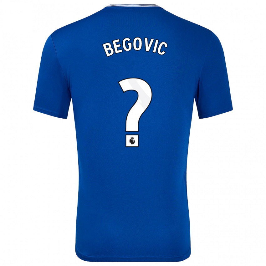 Niño Camiseta Asmir Begovic #0 Azul Con 1ª Equipación 2024/25 La Camisa Chile