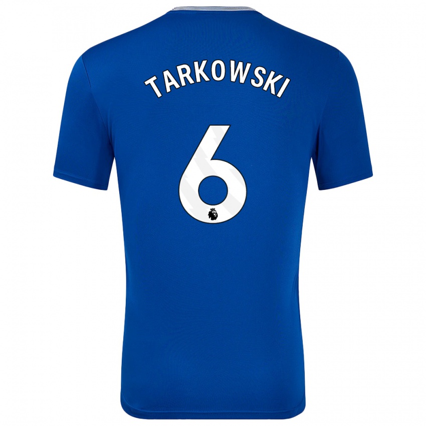 Niño Camiseta James Tarkowski #6 Azul Con 1ª Equipación 2024/25 La Camisa Chile