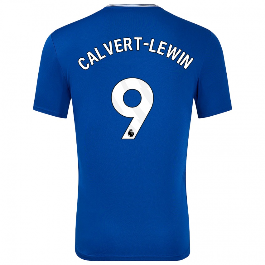 Niño Camiseta Dominic Calvert-Lewin #9 Azul Con 1ª Equipación 2024/25 La Camisa Chile