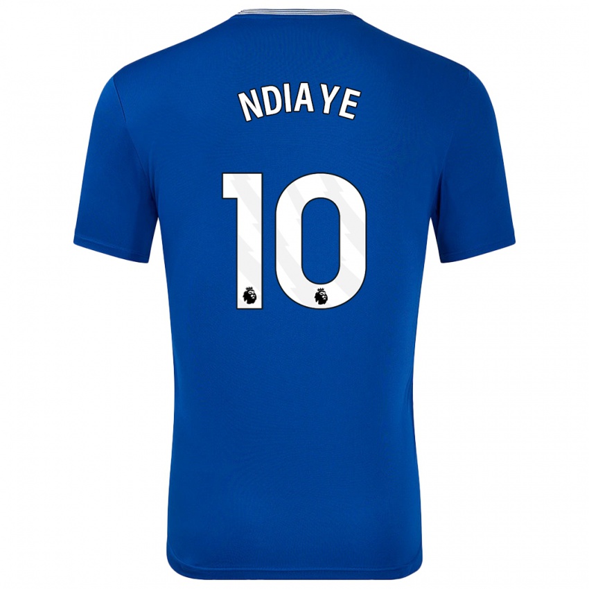 Niño Camiseta Iliman Ndiaye #10 Azul Con 1ª Equipación 2024/25 La Camisa Chile