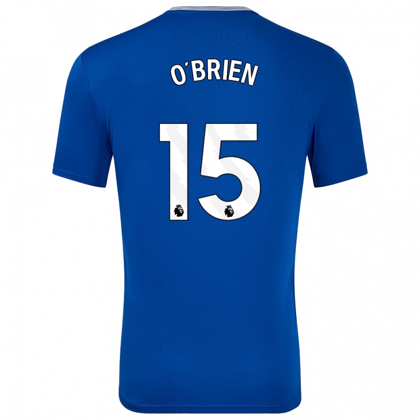 Niño Camiseta Jake O'brien #15 Azul Con 1ª Equipación 2024/25 La Camisa Chile