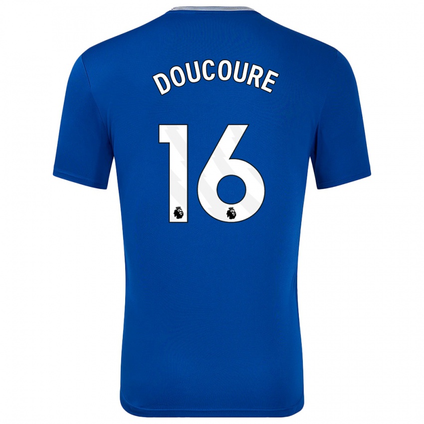 Niño Camiseta Abdoulaye Doucouré #16 Azul Con 1ª Equipación 2024/25 La Camisa Chile