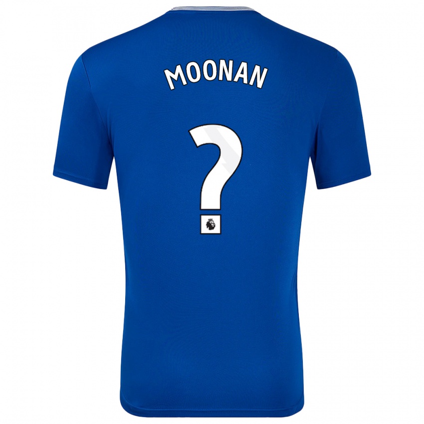 Niño Camiseta Bradley Moonan #0 Azul Con 1ª Equipación 2024/25 La Camisa Chile