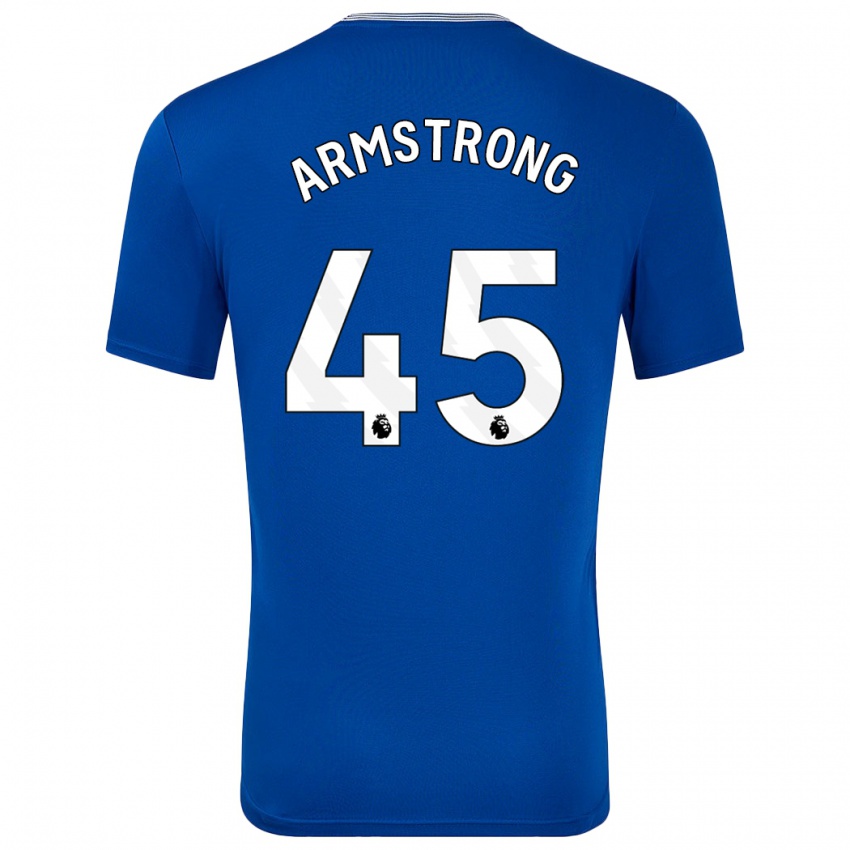 Niño Camiseta Harrison Armstrong #45 Azul Con 1ª Equipación 2024/25 La Camisa Chile