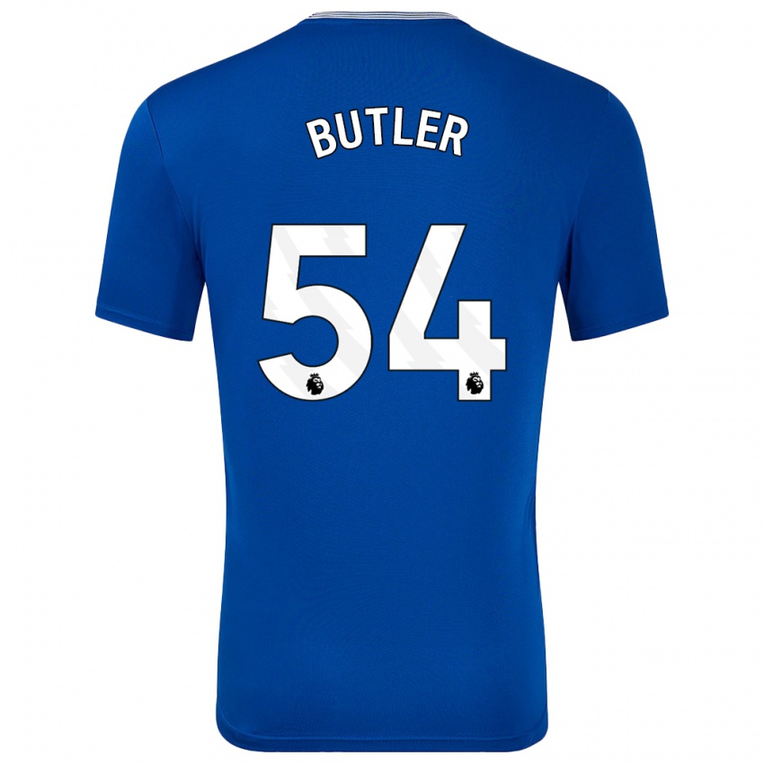 Niño Camiseta Jack Butler #54 Azul Con 1ª Equipación 2024/25 La Camisa Chile