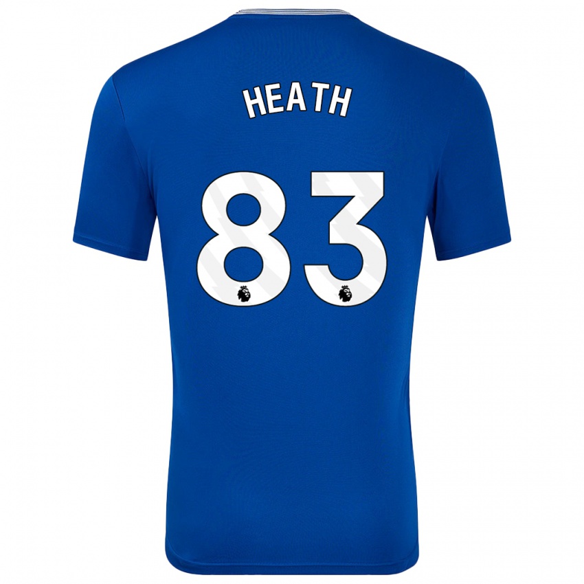 Niño Camiseta Isaac Heath #83 Azul Con 1ª Equipación 2024/25 La Camisa Chile