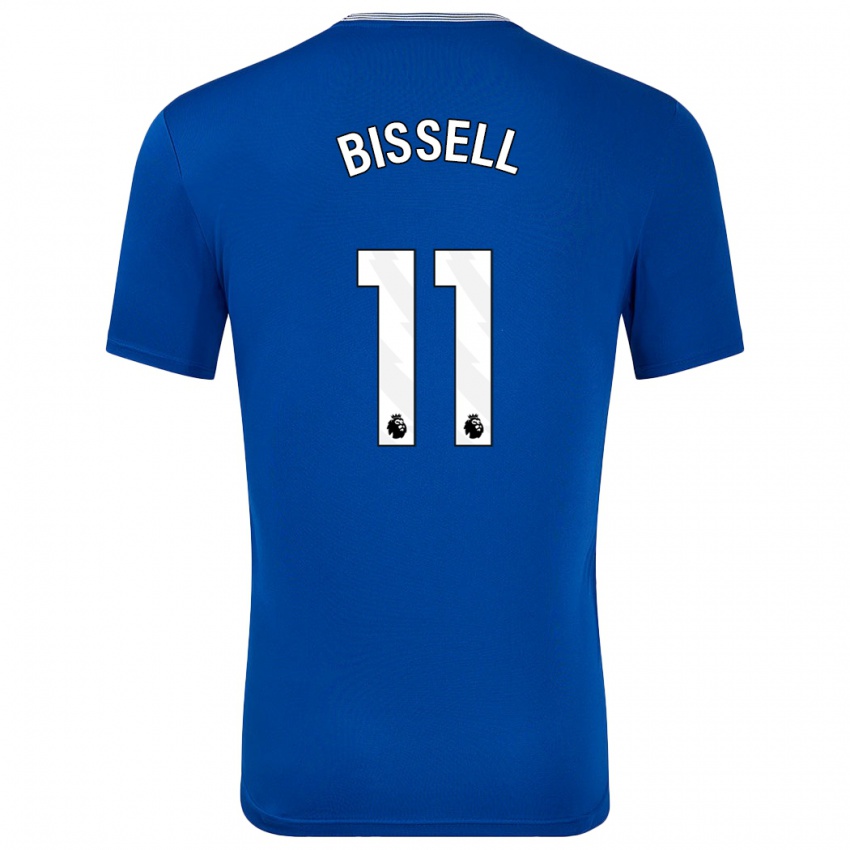 Niño Camiseta Emma Bissell #11 Azul Con 1ª Equipación 2024/25 La Camisa Chile