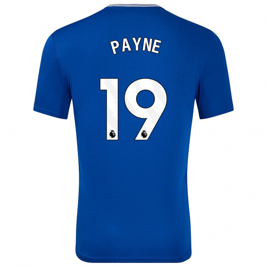 Niño Camiseta Heather Payne #19 Azul Con 1ª Equipación 2024/25 La Camisa Chile