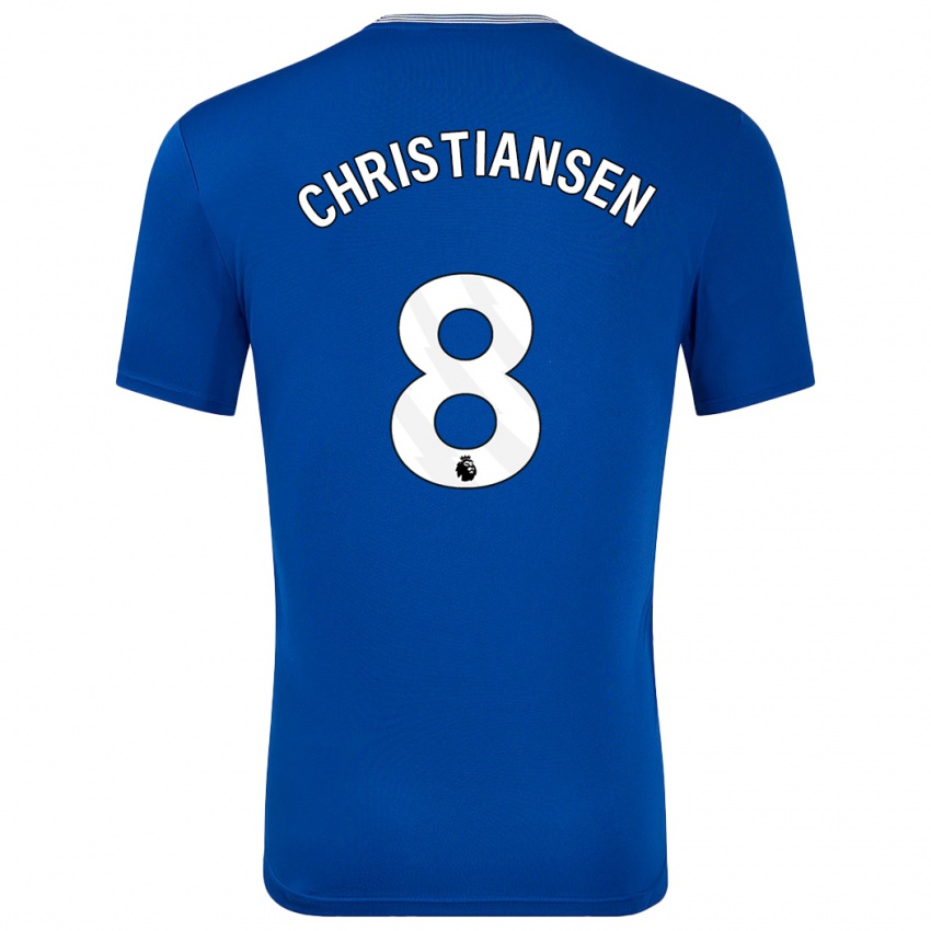 Niño Camiseta Izzy Christiansen #8 Azul Con 1ª Equipación 2024/25 La Camisa Chile