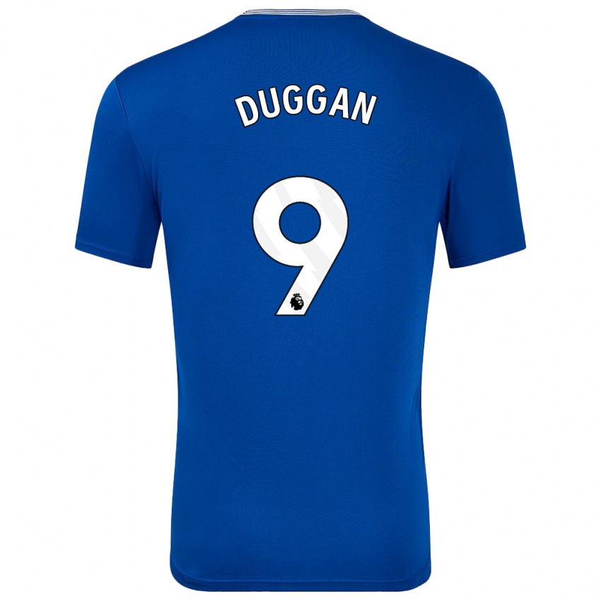 Niño Camiseta Toni Duggan #9 Azul Con 1ª Equipación 2024/25 La Camisa Chile