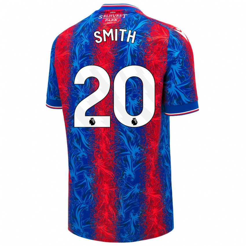 Niño Camiseta Hope Smith #20 Rayas Rojas Y Azules 1ª Equipación 2024/25 La Camisa Chile