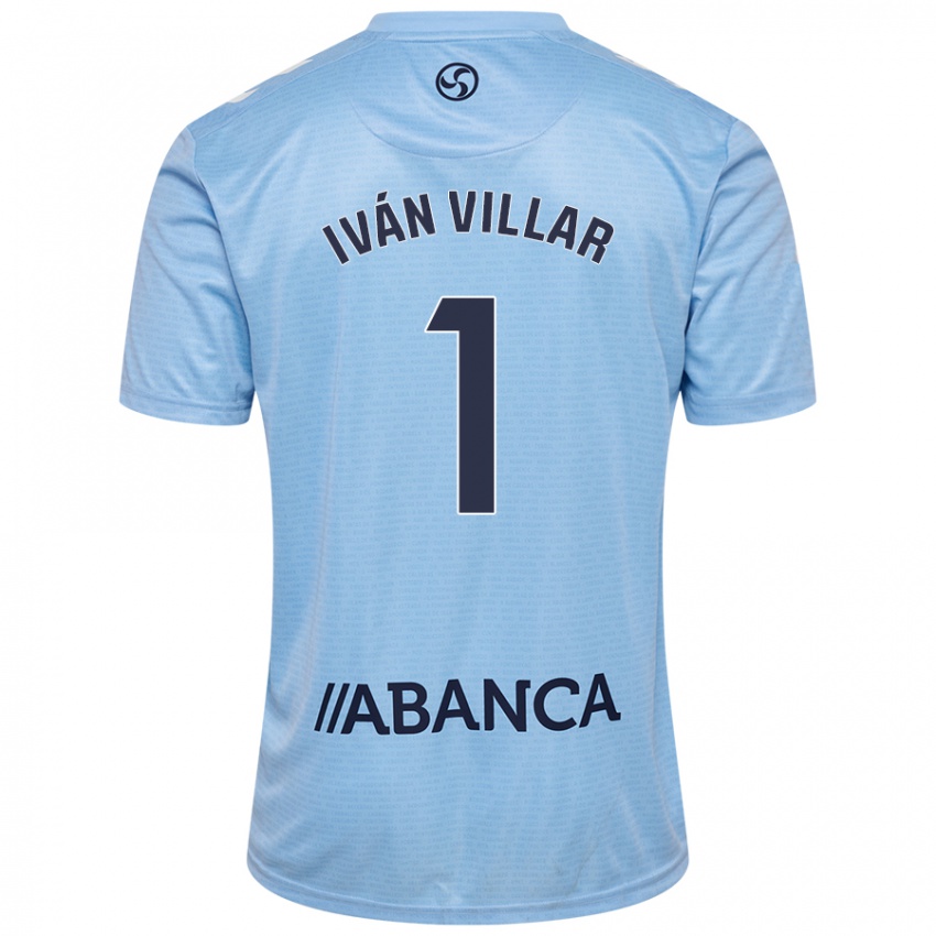 Niño Camiseta Iván Villar #1 Azul Cielo 1ª Equipación 2024/25 La Camisa Chile