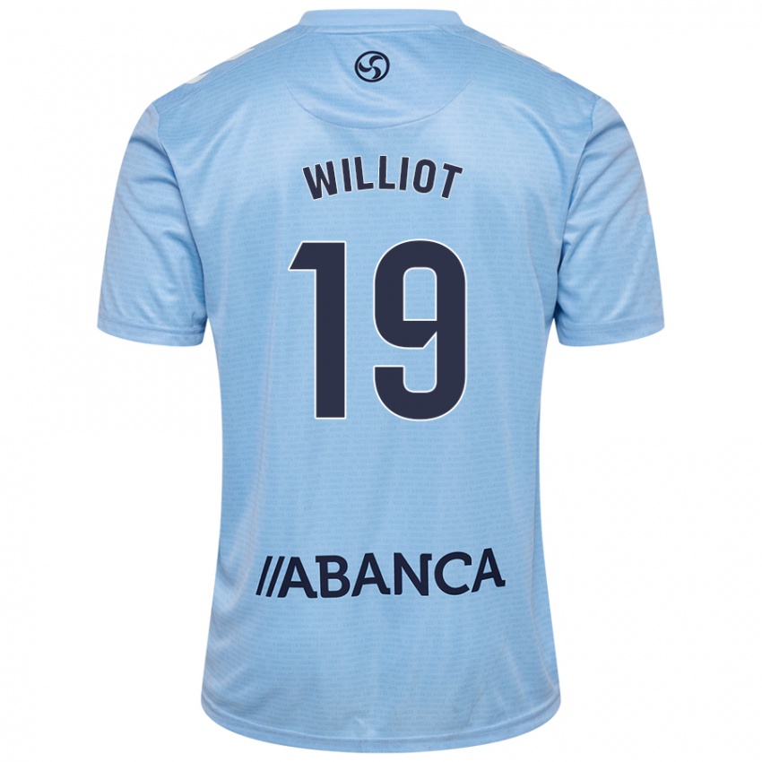 Niño Camiseta Williot Swedberg #19 Azul Cielo 1ª Equipación 2024/25 La Camisa Chile