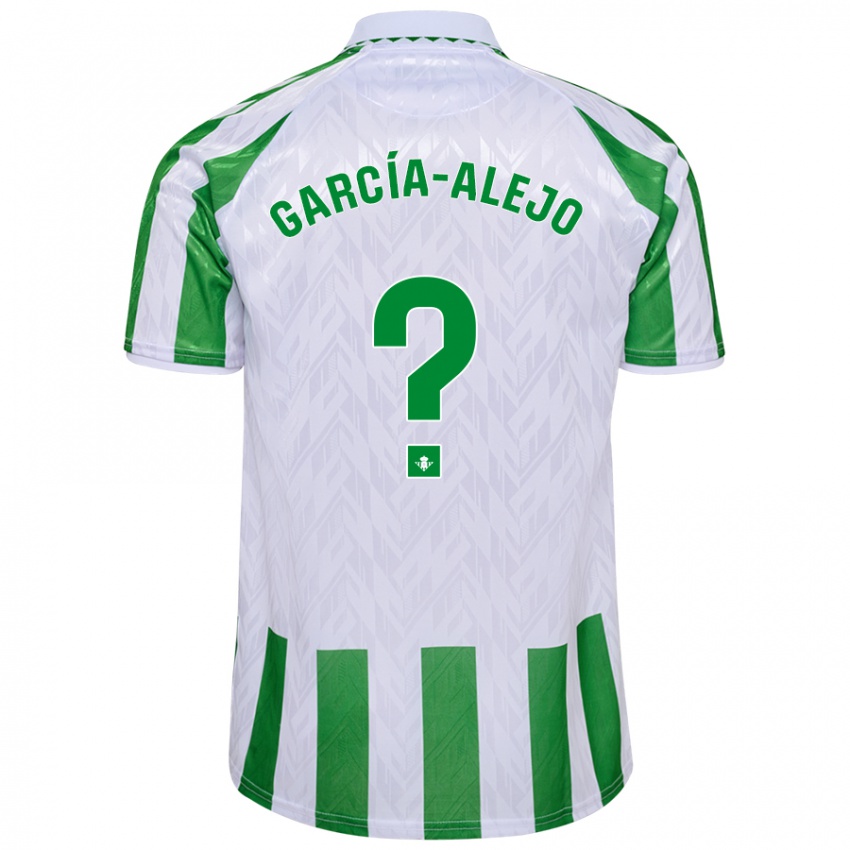 Niño Camiseta Raúl García-Alejo #0 Verde Rayas Blancas 1ª Equipación 2024/25 La Camisa Chile