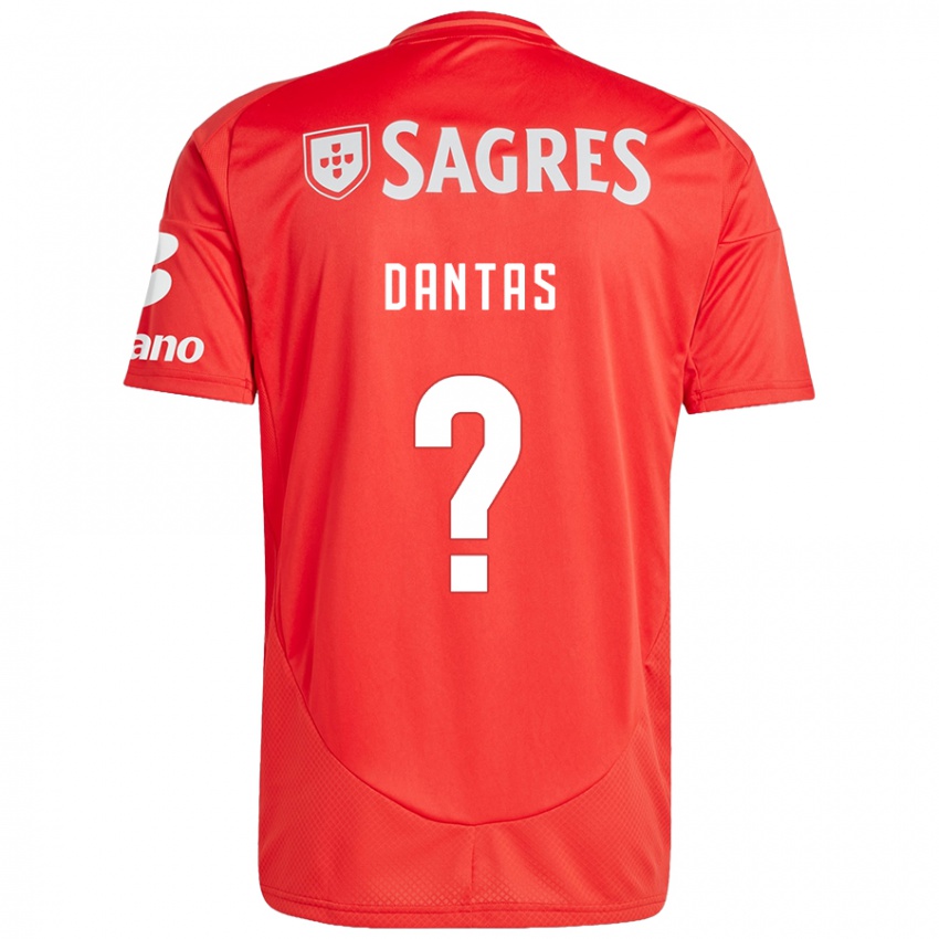 Niño Camiseta Tiago Dantas #0 Rojo Blanco 1ª Equipación 2024/25 La Camisa Chile