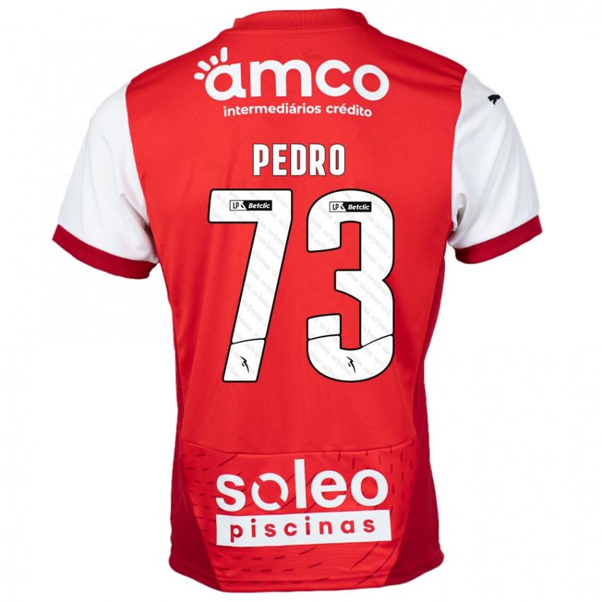 Niño Camiseta Zé Pedro #73 Rojo Blanco 1ª Equipación 2024/25 La Camisa Chile