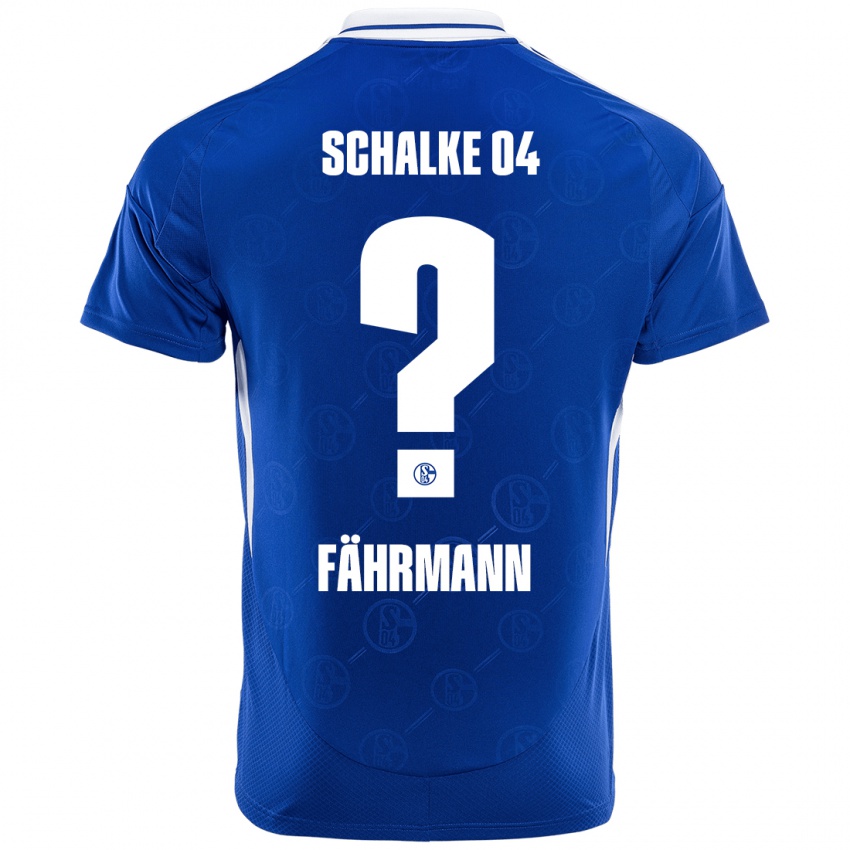 Niño Camiseta Ralf Fährmann #0 Azul Real 1ª Equipación 2024/25 La Camisa Chile