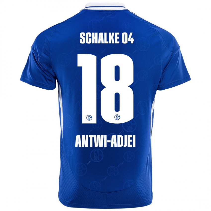 Niño Camiseta Christopher Antwi-Adjei #18 Azul Real 1ª Equipación 2024/25 La Camisa Chile