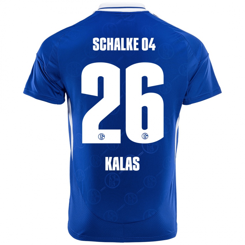 Niño Camiseta Tomas Kalas #26 Azul Real 1ª Equipación 2024/25 La Camisa Chile