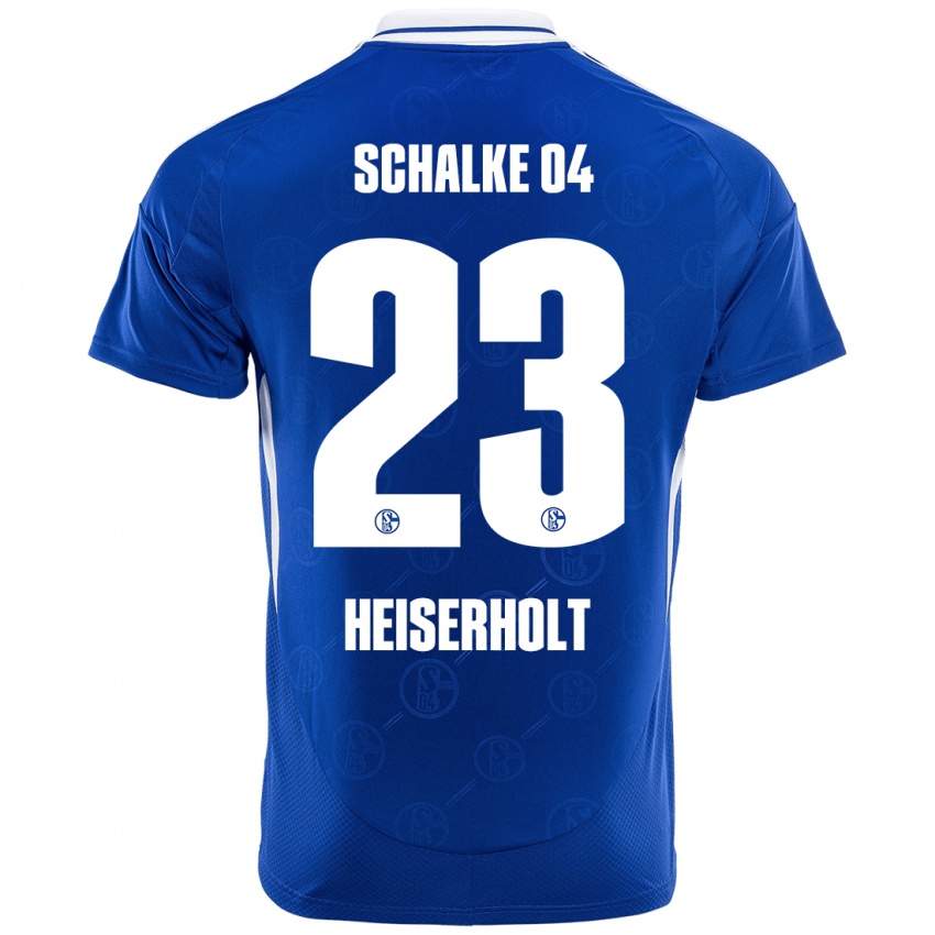 Niño Camiseta Finn Heiserholt #23 Azul Real 1ª Equipación 2024/25 La Camisa Chile