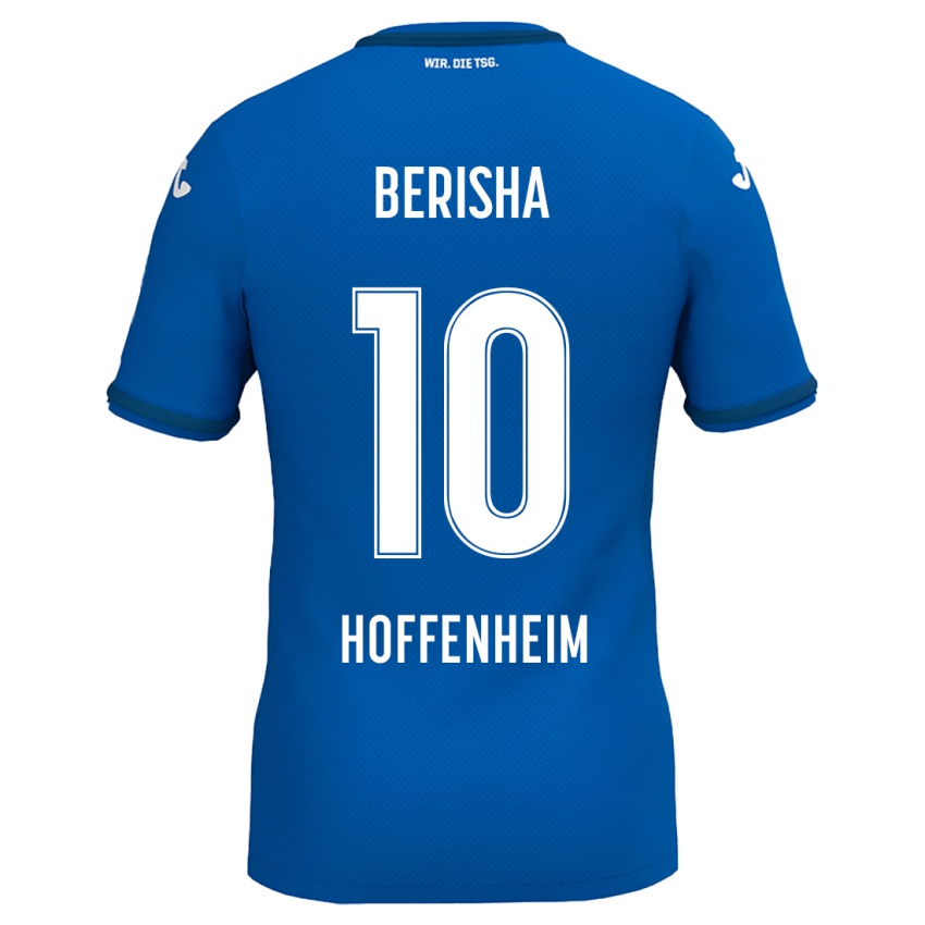 Niño Camiseta Mergim Berisha #10 Azul Real 1ª Equipación 2024/25 La Camisa Chile