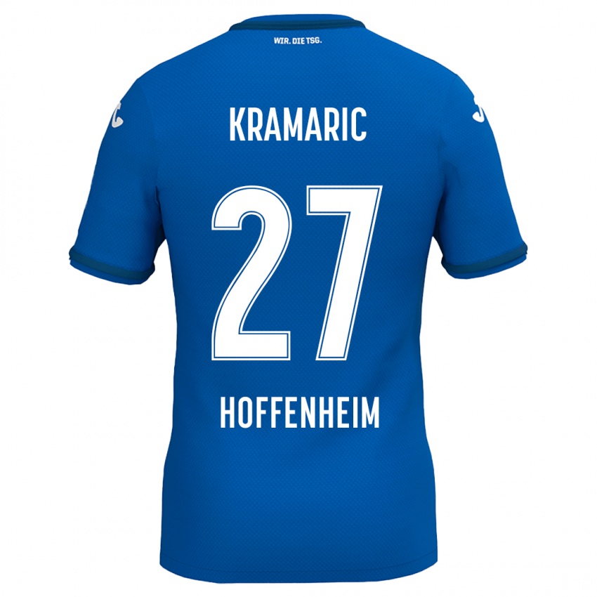 Niño Camiseta Andrej Kramaric #27 Azul Real 1ª Equipación 2024/25 La Camisa Chile