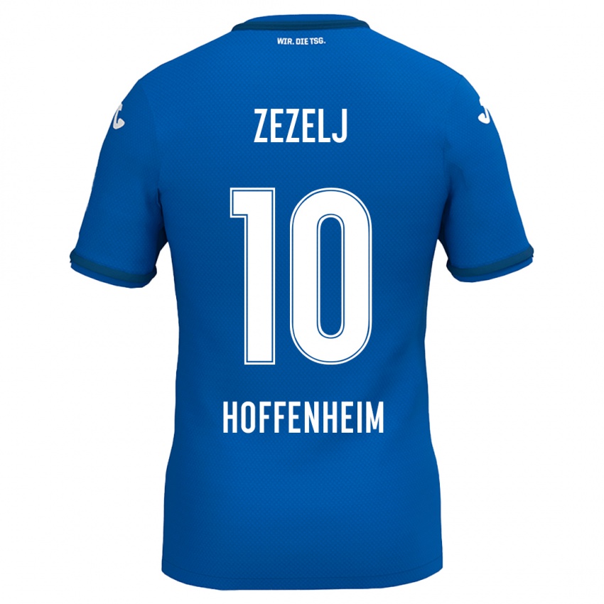 Niño Camiseta Neno Zezelj #10 Azul Real 1ª Equipación 2024/25 La Camisa Chile