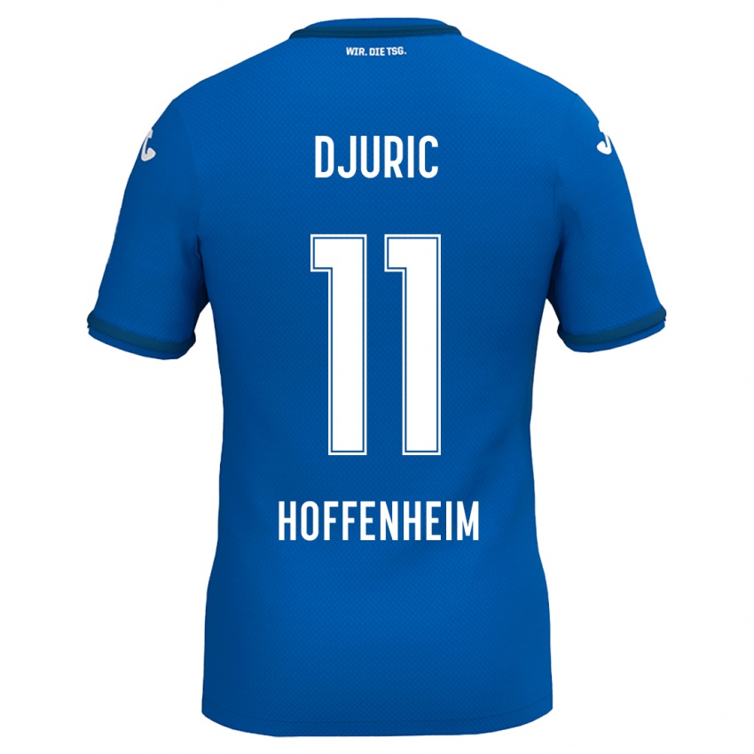 Niño Camiseta Luka Djuric #11 Azul Real 1ª Equipación 2024/25 La Camisa Chile