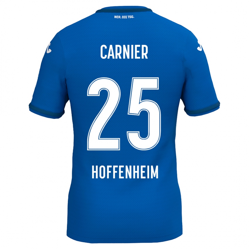 Niño Camiseta Alekseï Carnier #25 Azul Real 1ª Equipación 2024/25 La Camisa Chile