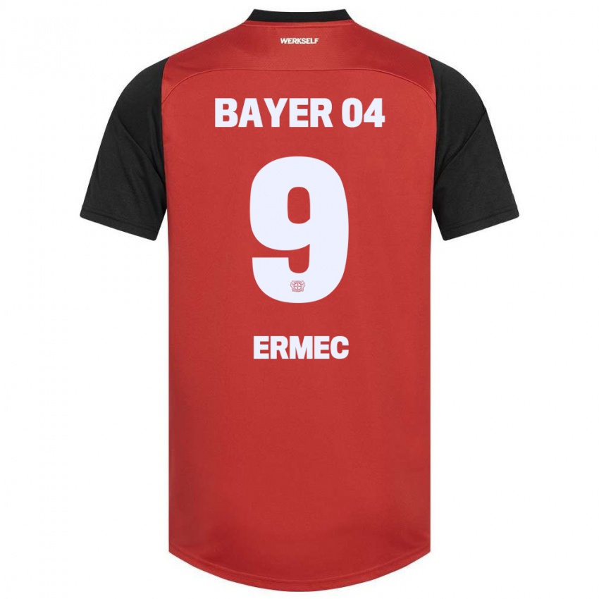 Niño Camiseta Berkan Ermec #9 Rojo Negro 1ª Equipación 2024/25 La Camisa Chile