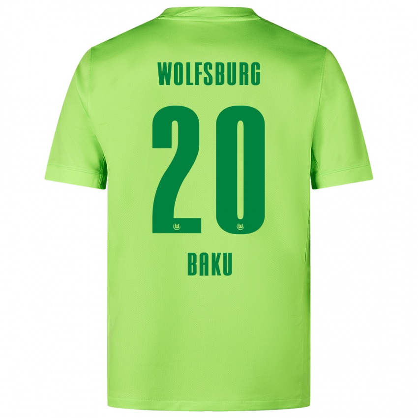 Niño Camiseta Ridle Baku #20 Verde Fluorescente 1ª Equipación 2024/25 La Camisa Chile