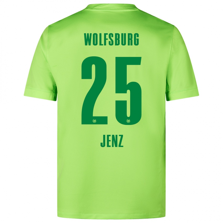 Niño Camiseta Moritz Jenz #25 Verde Fluorescente 1ª Equipación 2024/25 La Camisa Chile