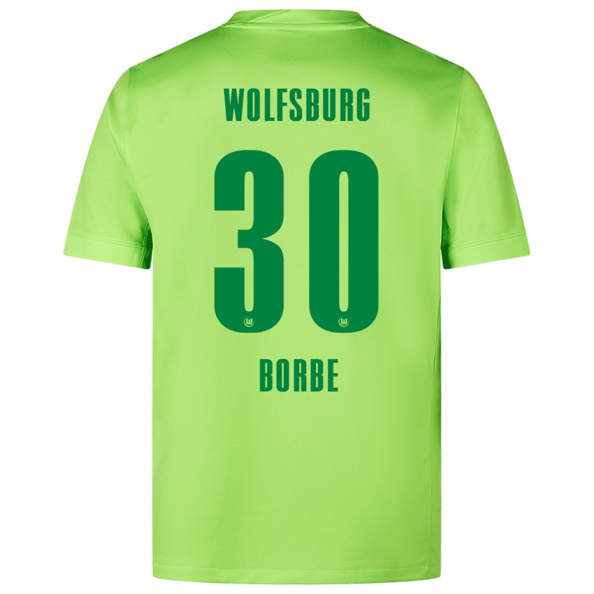 Niño Camiseta Anneke Borbe #30 Verde Fluorescente 1ª Equipación 2024/25 La Camisa Chile