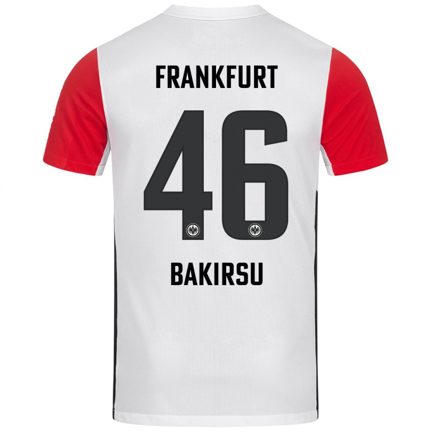 Niño Camiseta Hüseyin Bakirsu #46 Blanco Rojo 1ª Equipación 2024/25 La Camisa Chile