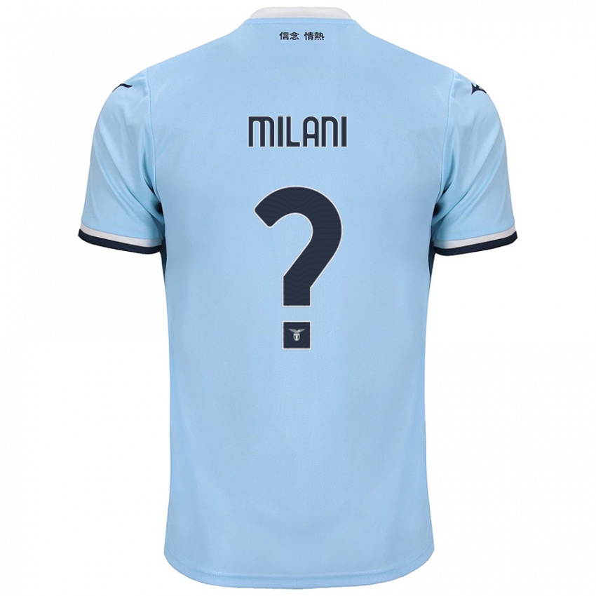 Niño Camiseta Alessandro Milani #0 Azul 1ª Equipación 2024/25 La Camisa Chile