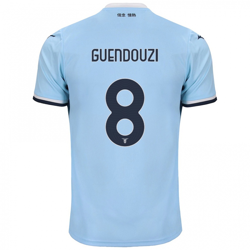 Niño Camiseta Matteo Guendouzi #8 Azul 1ª Equipación 2024/25 La Camisa Chile