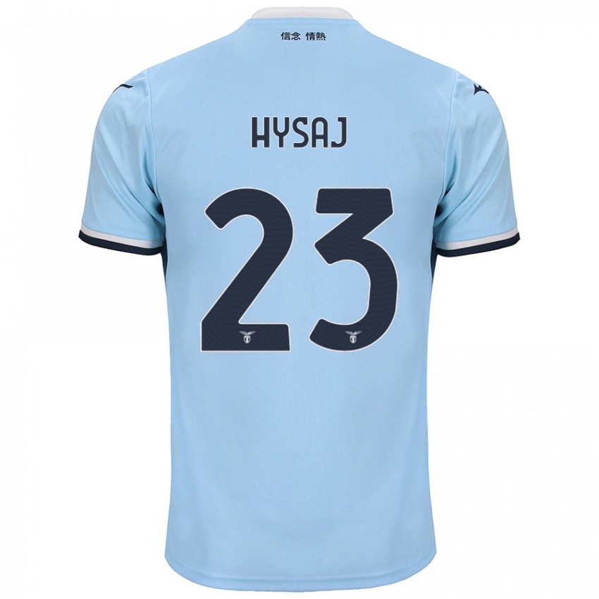 Niño Camiseta Elseid Hysaj #23 Azul 1ª Equipación 2024/25 La Camisa Chile