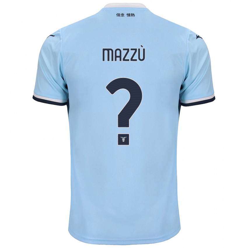 Niño Camiseta Domenico Mazzù #0 Azul 1ª Equipación 2024/25 La Camisa Chile