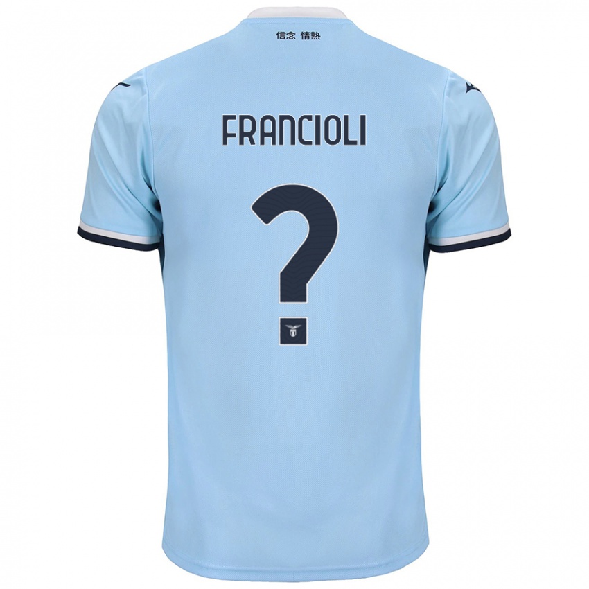 Niño Camiseta Diego Francioli #0 Azul 1ª Equipación 2024/25 La Camisa Chile